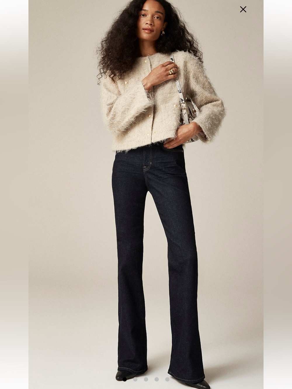 J. Crew '03 Bootcut Jean Womens Blue Classic Timeless Polished Modern 35 - Picture 3 of 9